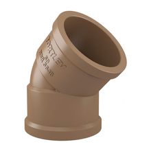 Joelho 45° Soldável PVC Fortlev NBR 5648 Marrom